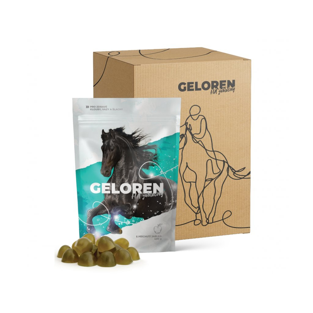 Geloren HA gelové tablety 1350g (3sáčky á 450g)  jablečný