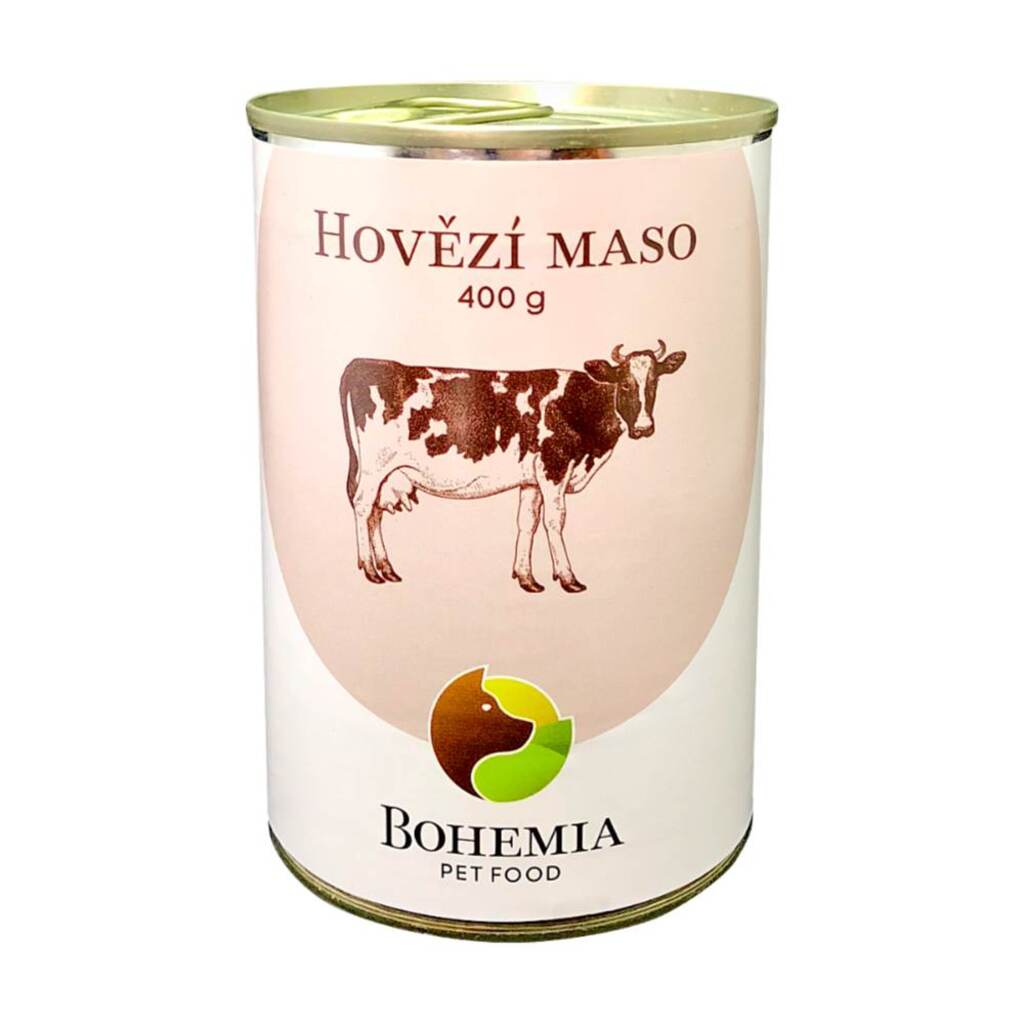 BOHEMIA Hovězí maso ve vlastní šťávě 400 g