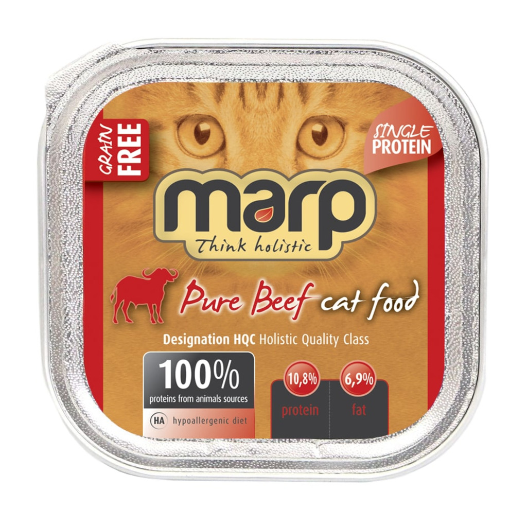 Marp Cat Beef vanička pro kočky s hovězím 100g